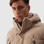 4F DOWN JACKET, BEIGE
