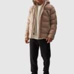 4F DOWN JACKET, BEIGE
