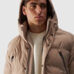 4F DOWN JACKET, BEIGE