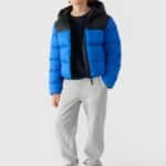 4F DOWN JACKET, COBALT