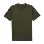 Puma Essentials Taped Tee Dark Olive