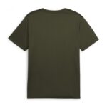 Puma Essentials Taped Tee Dark Olive