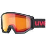 uvex athletic FM black matt dl/red-clear