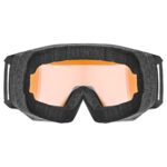 uvex athletic FM black matt dl/red-clear