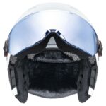 uvex rocket jr visor white-black