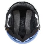 uvex rocket jr visor white-black