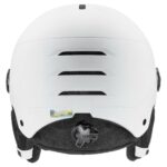 uvex rocket jr visor white-black
