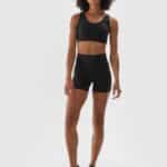 4F SHORT TIGHTS FNK, DEEP BLACK