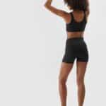 4F SHORT TIGHTS FNK, DEEP BLACK