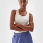 4F SLEEVELESS FNK, CREME