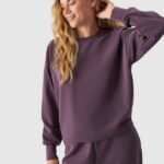 4F SWEATSHIRT, DARK VIOLET