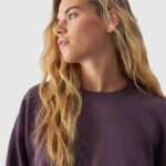 4F SWEATSHIRT, DARK VIOLET