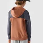 4F SWEATSHIRT, PALE CORAL