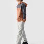 4F SWEATSHIRT, PALE CORAL