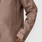 4F TECHNICAL JACKET, LIGHT BROWN