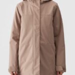 4F TECHNICAL JACKET, LIGHT BROWN