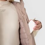 4F TECHNICAL JACKET, LIGHT BROWN