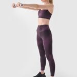 4F TIGHTS FNK, DARK VIOLET ALLOVER