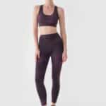 4F TIGHTS FNK, DARK VIOLET ALLOVER