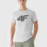 4F TSHIRT, COLD LIGHT GREY MELANGE