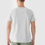 4F TSHIRT, COLD LIGHT GREY MELANGE