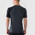 4F TSHIRT FNK, DEEP BLACK MELANGE