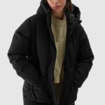 4F DOWN JACKET, DEEP BLACK