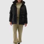 4F DOWN JACKET, DEEP BLACK