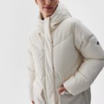 4F DOWN JACKET, OFF WHITE