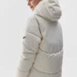 4F DOWN JACKET, OFF WHITE