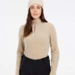 Protest MUTEZ 1/4 zip top, BambooBeige