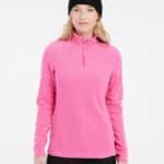 Protest MUTEZ 1/4 zip top, Foxy Pink