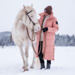 Halti Penger W puffer coat, Rose Dawn