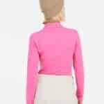 Protest REFABRIZ 1/4 zip top, Foxy Pink