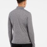 Protest REWILL 1/4 zip active top, Dark Grey Melee