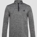 Protest REWILL 1/4 zip active top, Dark Grey Melee