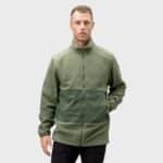 Halti Synkas M fleece jacket, Four Leaf Clover Green