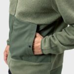 Halti Synkas M fleece jacket, Four Leaf Clover Green