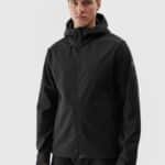 4F SOFTSHELL JACKET, DEEP BLACK