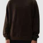 4F SWEATSHIRT, DARK BROWN