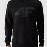 4F SWEATSHIRT, DEEP BLACK/464