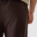 4F TROUSERS, DARK BROWN