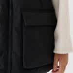 4F VEST JACKET, DEEP BLACK/135