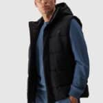 4F VEST JACKET, DEEP BLACK/144