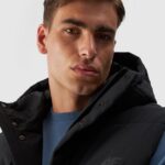 4F VEST JACKET, DEEP BLACK/144