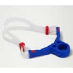 Speedo Centre snorkel, Fed red/Blue flame
