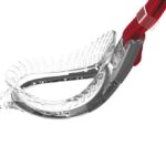 Speedo Futura Biofuse Flexiseal, lava red/clear