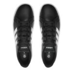 Adidas GRAND COURT 2.0 K CBLACK/FTWWH