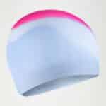 Speedo Multi Colour Silicon Cap, Wht/Curlous Blue/Wineber