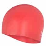 Speedo Plain Moulded silicon cap, phoenix red
